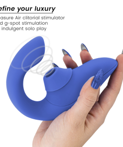 WOMANIZER - BLEND RABBIT VIBRATOR STIMULATOR VIBRANT BLUE - slika 3