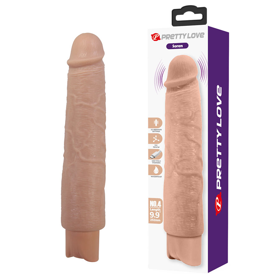 PRETTY LOVE - SOREN FLEXIBLE REALISTIC VIBRATOR - slika 2