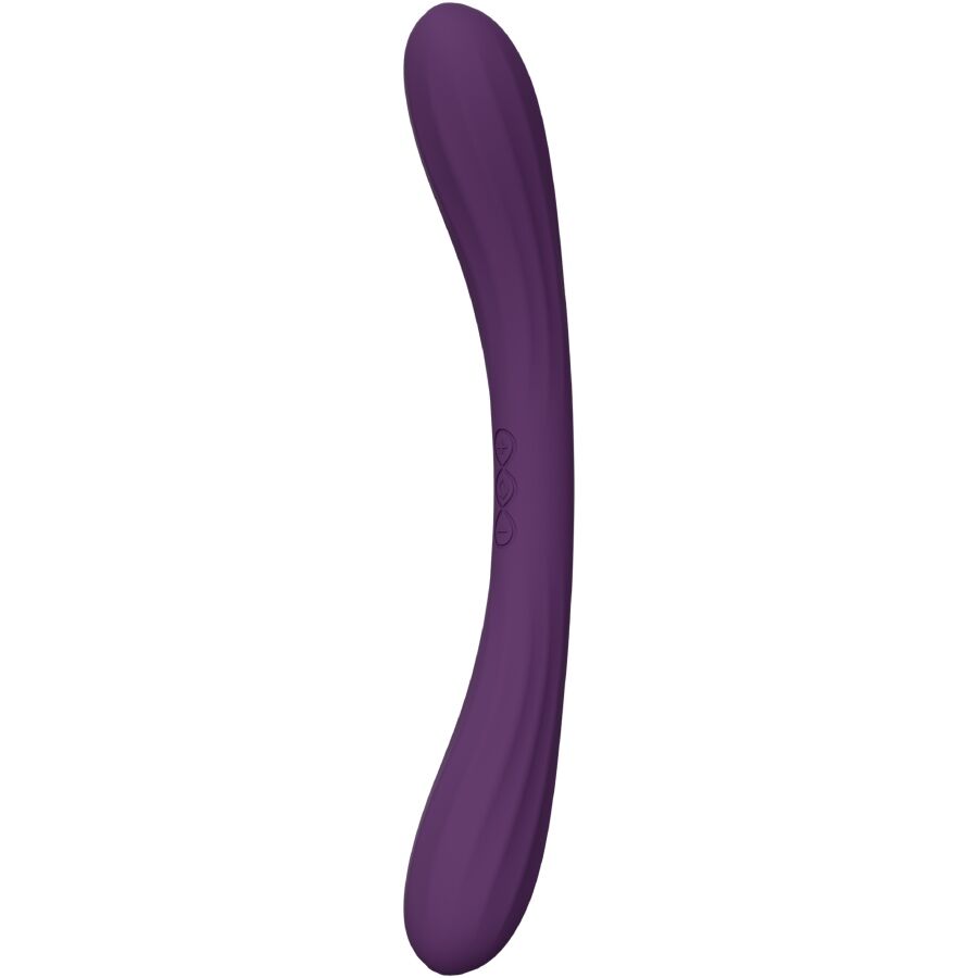 LELO - BOOMERANG DOUBLE ENDED VIBRATOR PURPLE - slika 2
