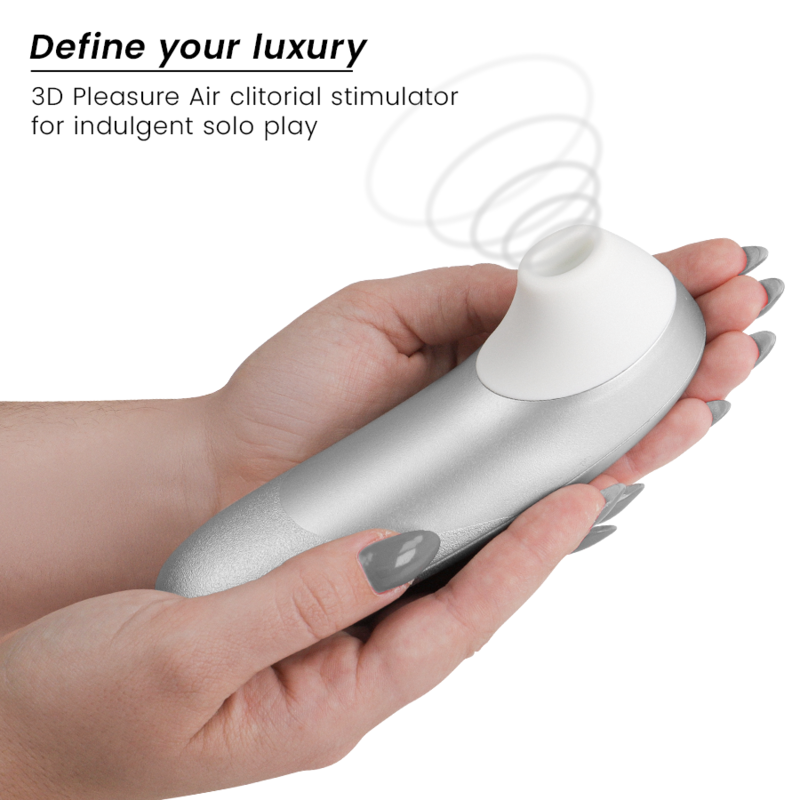 WOMANIZER - PRO VIBRANT CLITORAL STIMULATOR SILVER GREY - slika 3