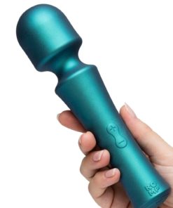 Alternative view of ROMP - PRESTO MINI WAND VIBRATOR FLEXIBLE HEAD GREEN