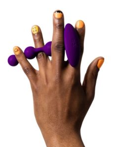 ROMP - AMP PURPLE FLEXIBLE SILICONE ANAL BEADS 12.5 CM PURPLE - slika 2