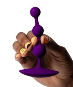 ROMP - AMP PURPLE FLEXIBLE SILICONE ANAL BEADS 12.5 CM PURPLE - slika 3