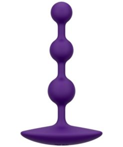 ROMP - AMP PURPLE FLEXIBLE SILICONE ANAL BEADS 12.5 CM PURPLE