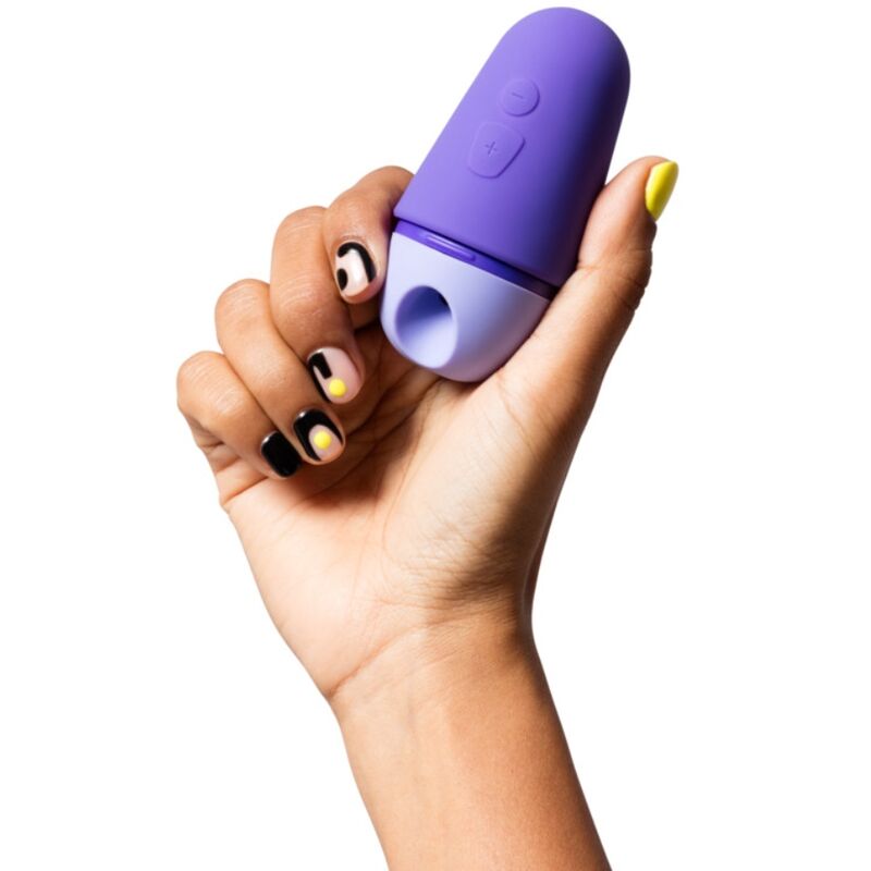 ROMP - FREE X CLITORAL STIMULATOR WITH LID 10 LEVELS RECHARGEABLE PURPLE - slika 3