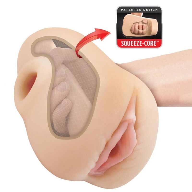 PDX PLUS - REALISTIC VAGINA PUSSY POUNDER SQUEEZE STROKER 18 CM - slika 2
