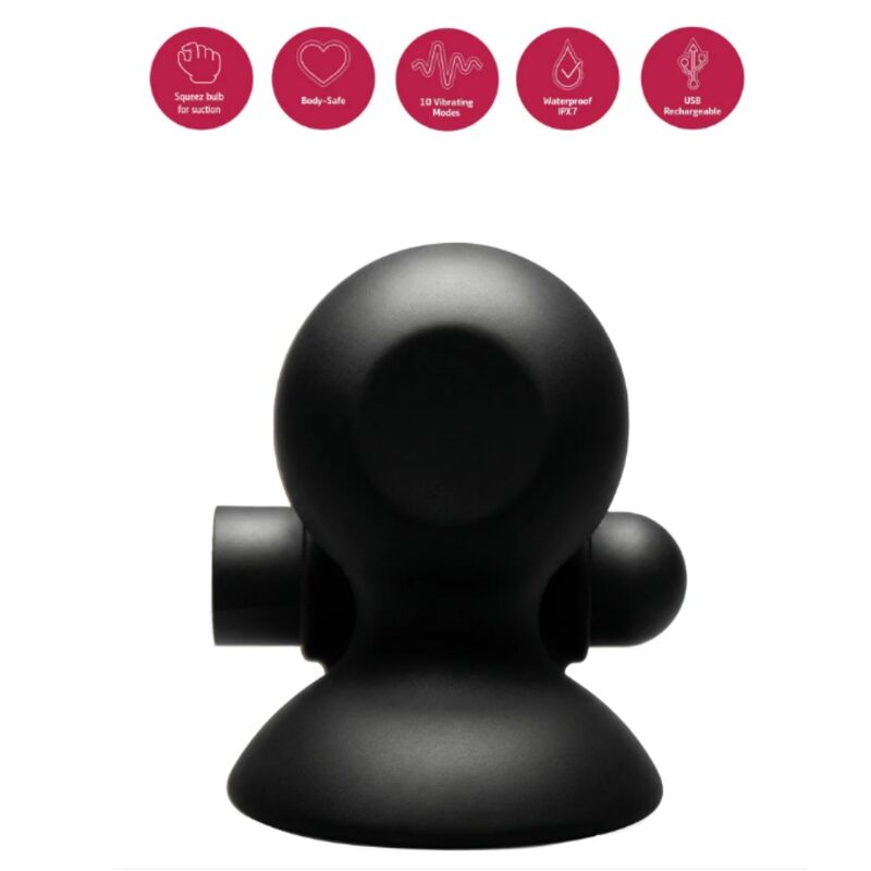 SHE.E.O - RECHARGEABLE VIBRATING NIPPLE SUCTION GEL - slika 2