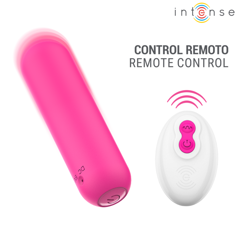 INTENSE - JUDY RECHARGEABLE VIBRATING BULLET WITH REMOTE CONTROL PINK - slika 2