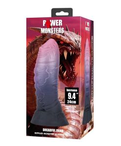 POWER MONSTERS - DREADFUL FIEND BICOLOR FANTASY SILICONE DILDO 24 CM Ø 6 CM - slika 3