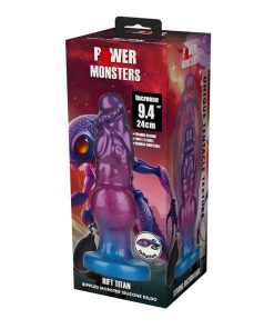 Alternative view of POWER MONSTERS - RIFT TITAN BICOLOR INFLATABLE FANTASY SILICONE DILDO 24 CM Ø 5 CM