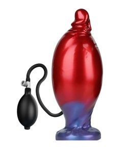 POWER MONSTERS - SHADOW BEHEMOTH BICOLOR INFLATABLE FANTASY SILICONE DILDO 22 CM Ø 5 CM