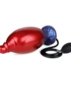 POWER MONSTERS - SHADOW BEHEMOTH BICOLOR INFLATABLE FANTASY SILICONE DILDO 22 CM Ø 5 CM - slika 3