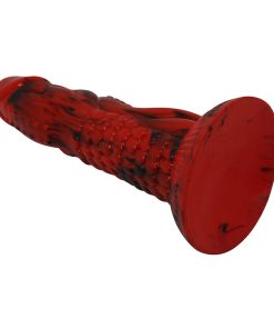 POWER MONSTERS - MINOTAUR FANTASY DILDO WITH SUCTION CUP 21 CM Ø 5 CM RED & BLACK - slika 3