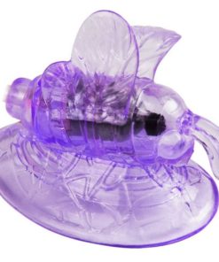 Alternative view of BAILE - LILAC CLITORIS STIMULATION VIBRATING BUTTERFLY