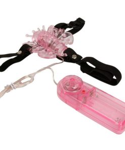 Alternative view of BAILE - HARNESS WITH MULTIVESPEED VIBRATING BUTTERFLY
