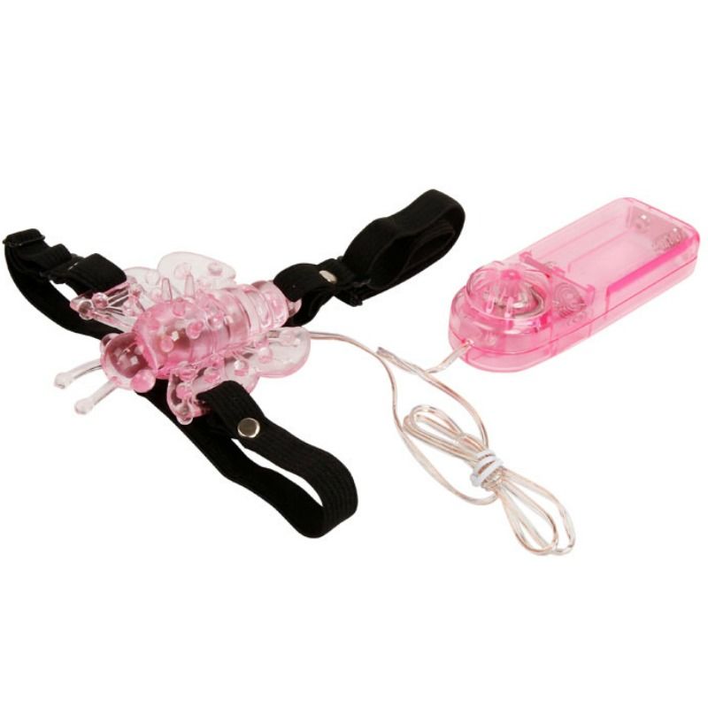 BAILE - HARNESS WITH MULTIVESPEED VIBRATING BUTTERFLY - slika 3