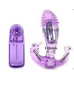 BAILE - LILAC VAGINAL AND ANAL STIMULATOR WITH VIBRATION
