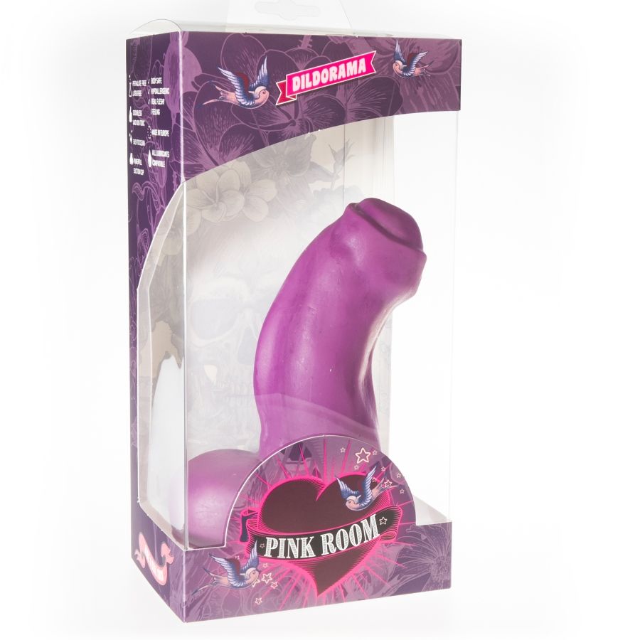 PINK ROOM - NESTOR REALISTIC DILDO PURPLE 16.5 CM - slika 2