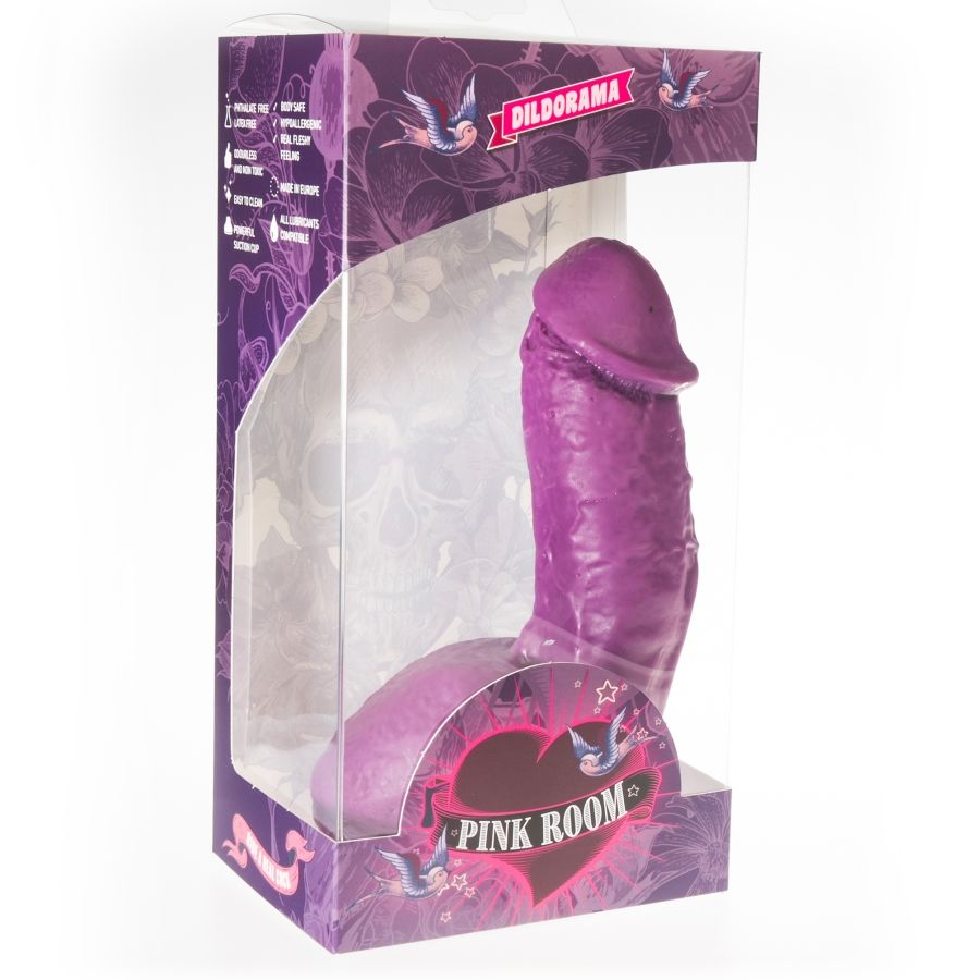 PINK ROOM - ELIAN REALISTIC DILDO PURPLE 17.5 CM - slika 2