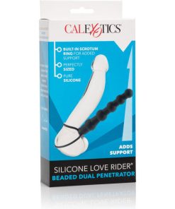 CALEXOTICS - BEADED DUAL PENETRATOR BLACK - slika 2