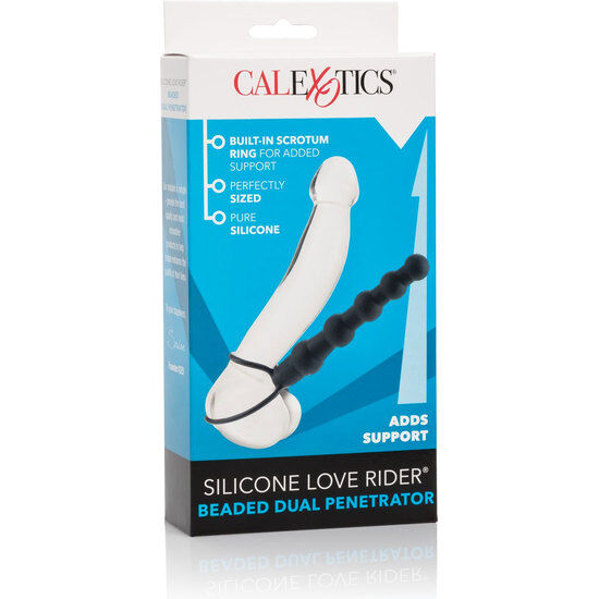CALEXOTICS - BEADED DUAL PENETRATOR BLACK - slika 2