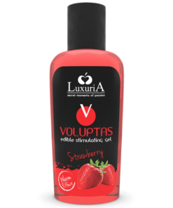LUXURIA VOLUPTAS UŽITNI STIMULATIVNI GEL Z OGREVALNIM UČINKOM - JAGODA 100 ML