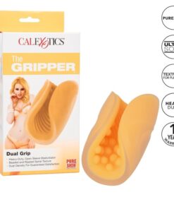 CALEX MASTURBATOR ZA OPRIJEMANJE S KROGLICAMI - ORANŽEN