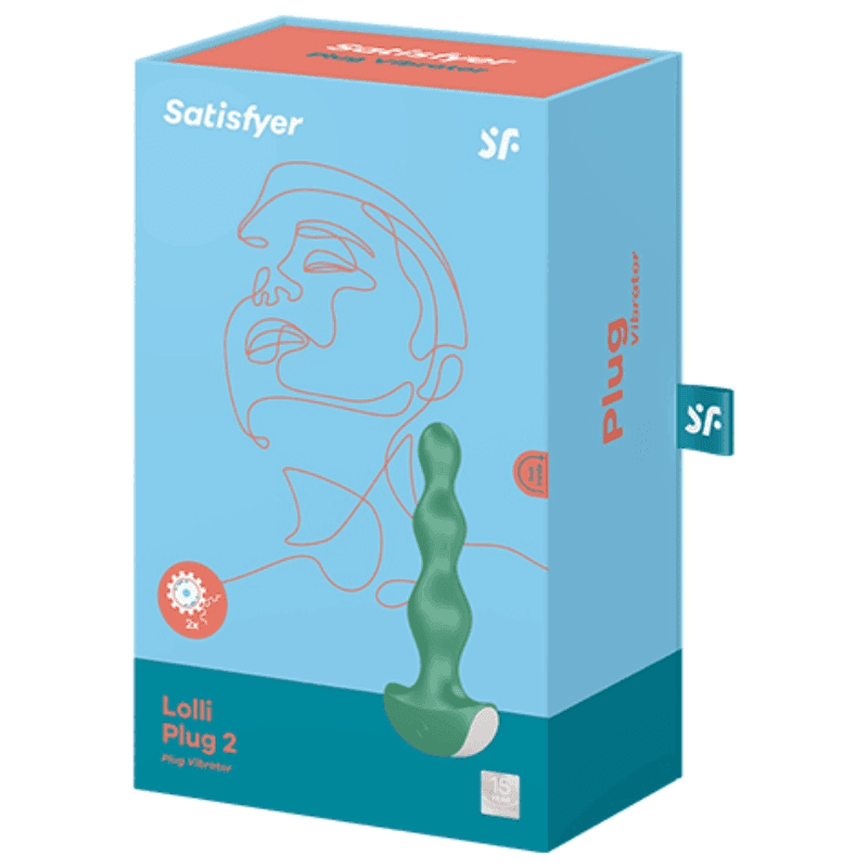 SATISFYER LOLLI PLUG 2 VIBRACIJSKI ČEP - ZELENI - slika 3