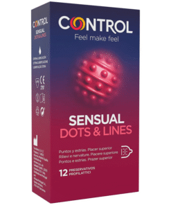 CONTROL SENSUAL DOTS  LINES 12 UNITS