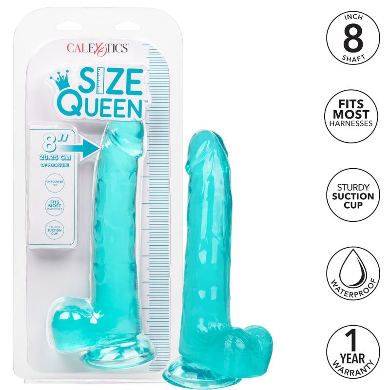 CALEX SIZE QUEEN DILDO - MODER 20.3 CM - slika 2