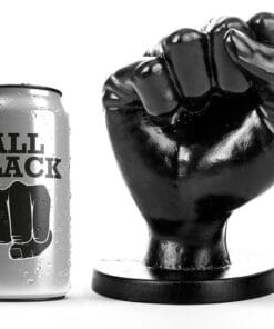 ALL BLACK ANALNI ČEP V OBLIKI PESTI 14 CM