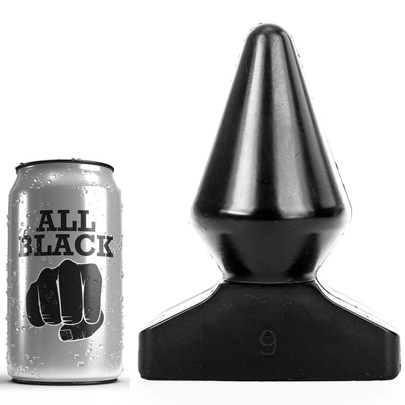 ALL BLACK ANALNI ČEP - 18,5 CM
