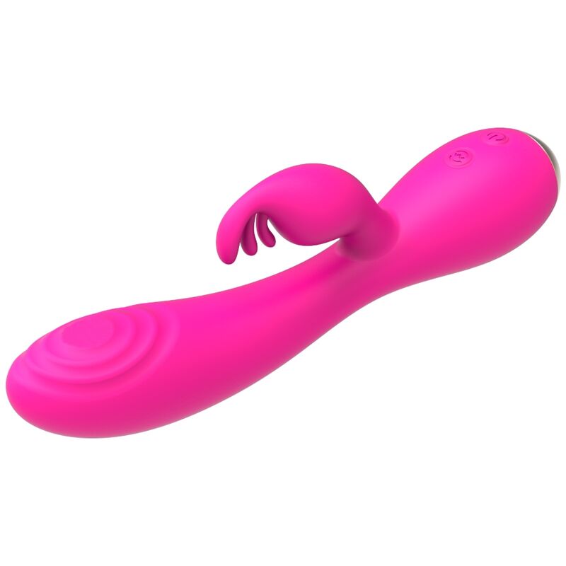 NALONE MAGIC STICK RABBIT VIBRATOR S TROJNIMI STIMULATIVNIMI GLAVAMI - ROZA - slika 3