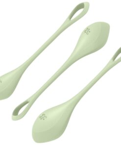SATISFYER YONI POWER 2 KOMPLET ZA TRENING - ZELENA BARVA