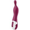 SATISFYER A-MAZING 1 VIBRATOR ZA A-TOČKO - JAGODIČEVO VIJOLIČEN