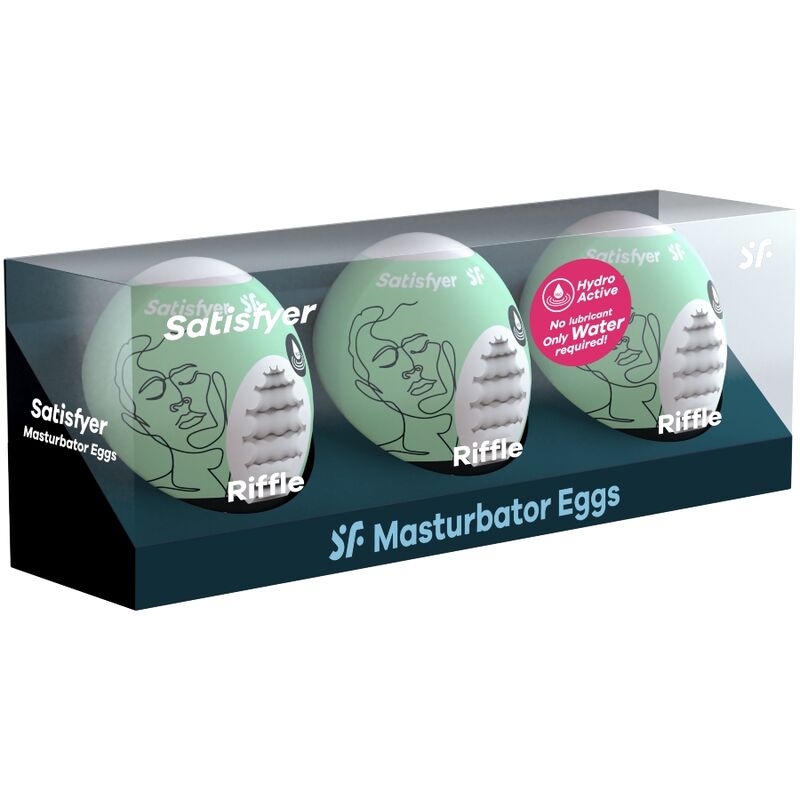 SATISFYER 3 MASTURBACIJSKI JAJČEK- RIFFLE - slika 2