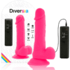 DIVERSIA FLEKSIBILNI VIBRIRAJOČI DILDO 20,5 CM - ROZA