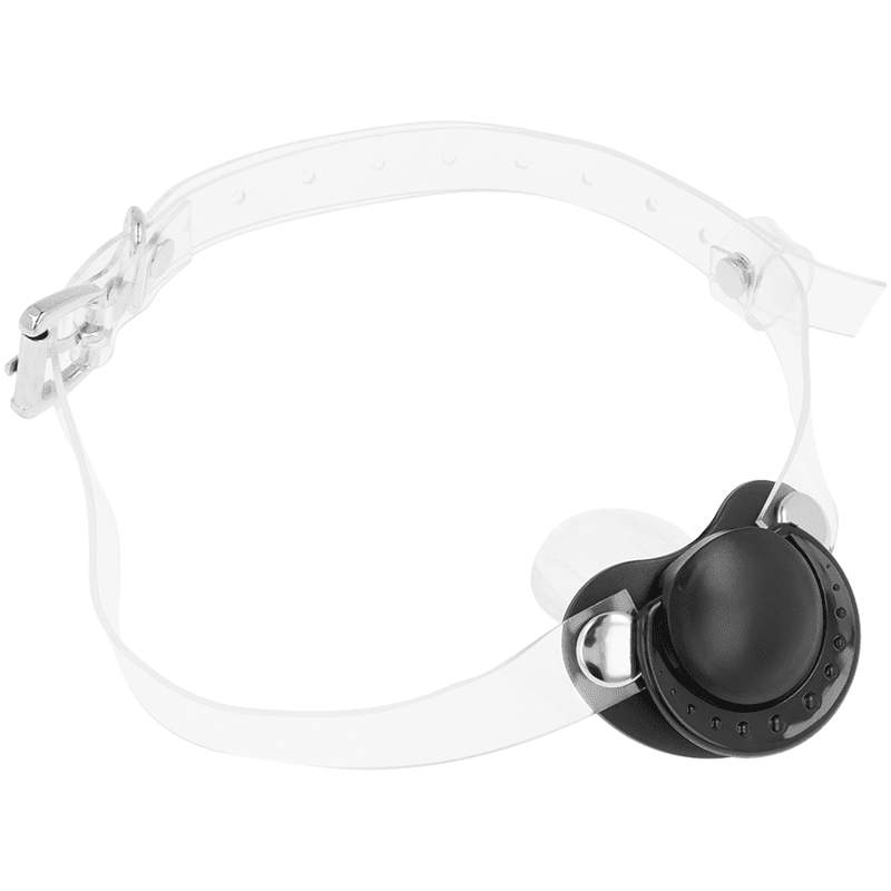 OHMAMA FETISH TRANSPARENT PACIFIER GAG - slika 2
