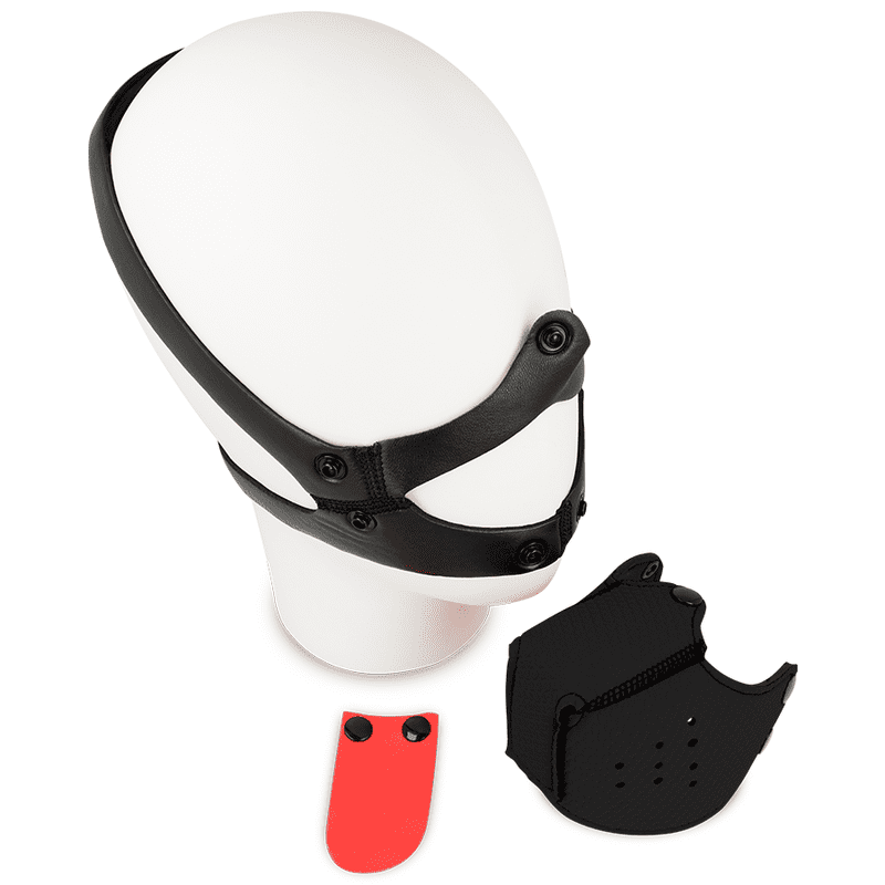 OHMAMA FETISH DOG MUZZLE - BLACK - slika 3