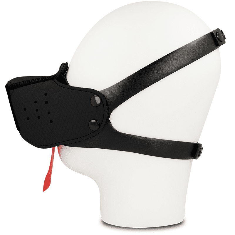 OHMAMA FETISH DOG MUZZLE - BLACK - slika 2