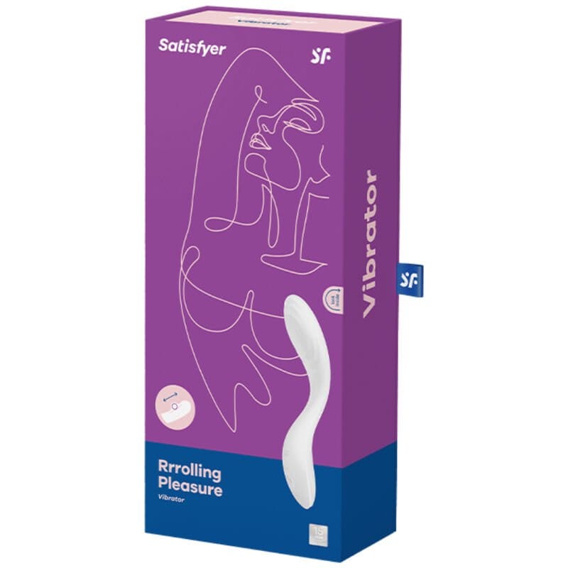 SATISFYER RRROLLING PLEASURE VIBRATOR ZA G-TOČKO - BEL - slika 5