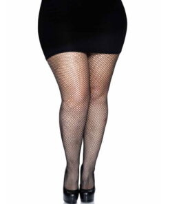 LEG AVENUE BACKSEAM PANTYHOSE - BLACK PLUS SIZE