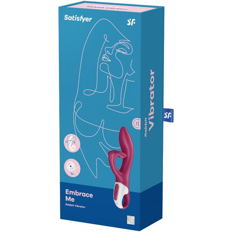 SATISFYER EMBRACE ME G-SPOT VIBRATOR - BERRY - slika 4