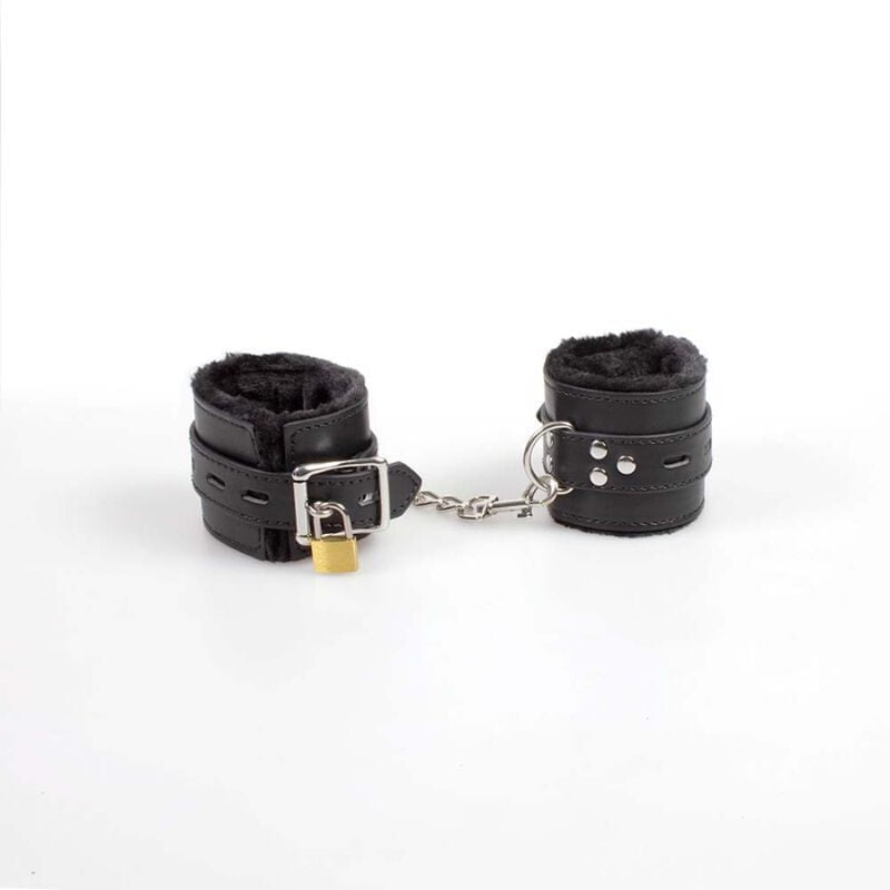 SECRETPLAY BLACK BONDAGE HANDCUFFS - BDSM COLLECTION - slika 3