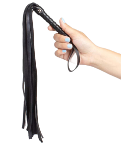 SECRETPLAY BLACK BONDAGE WHIP - BDSM COLLECTION
