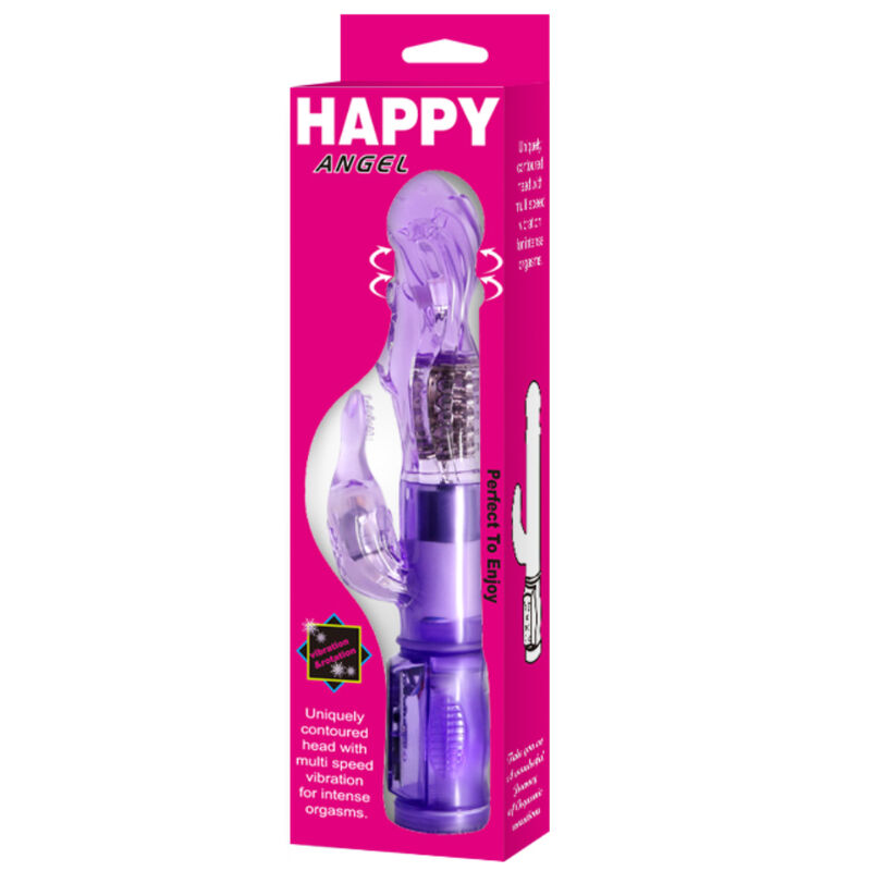 BAILE HAPPY ANGEL ZAJČJI VIBRATOR - VIJOLIČEN - slika 3