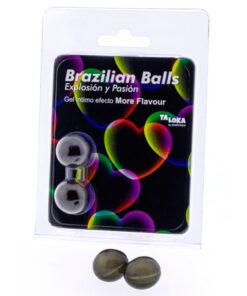 TALOKA - 2 BRAZILIAN BALLS MORE FLAVOUR EFFECT EXCITING GEL