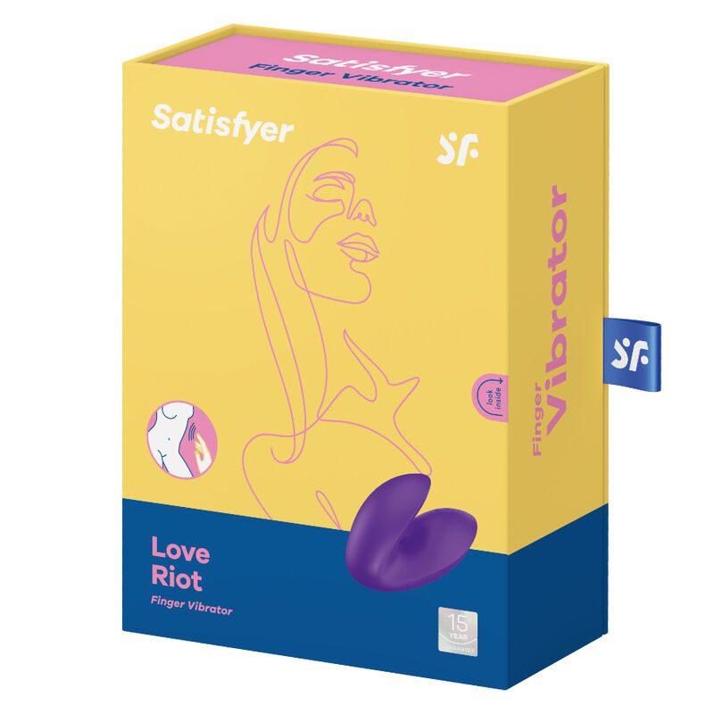 SATISFYER LOVE RIOT FINGER VIBRATOR - PURPLE - slika 4