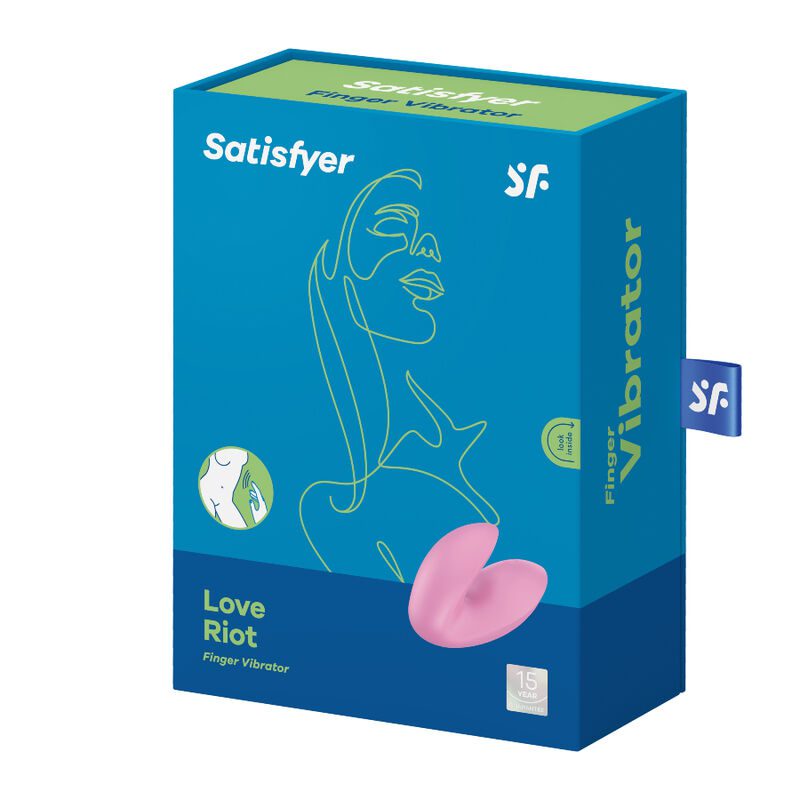 SATISFYER LOVE RIOT FINGER VIBRATOR - PINK - slika 4