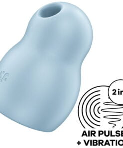 SATISFYER PRO TO GO 1 DOUBLE AIR PULSE STIMULATOR  VIBRATOR - BLUE
